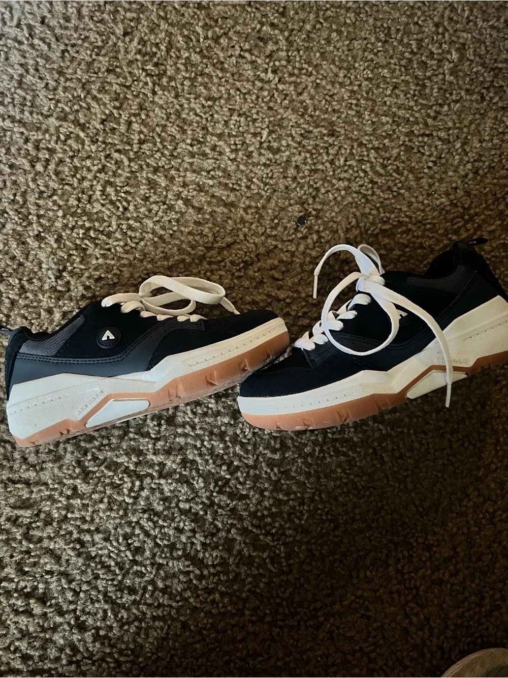 Airwalk Kids Black Sneakers with White Laces